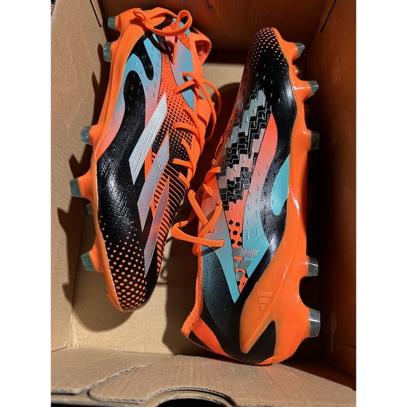 New Adidas X SPEEDPORTAL MESSI .1 FG GZ5148 Orange Silver Metallic Mens SIZE 9.5 main image 6